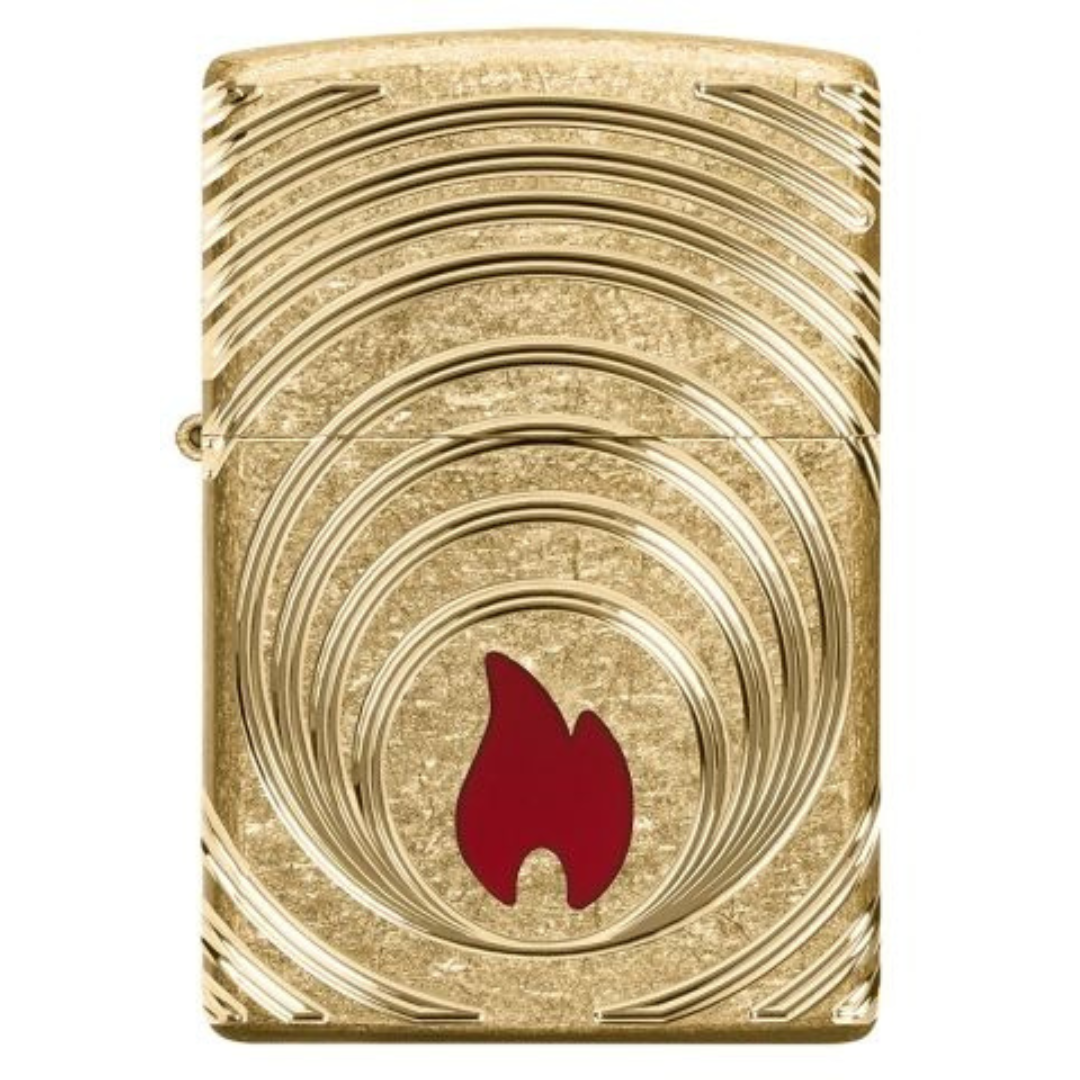 Bật Lửa Zippo 2026 Collectible of the Year - Phiên Bản Sưu Tầm Toàn Cầu với Vỏ Armor Tumbled Brass