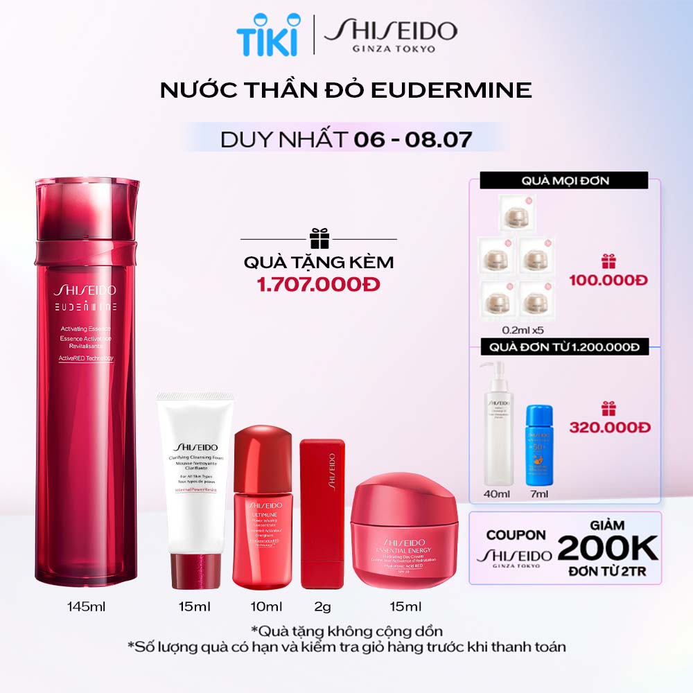 Nước thần đỏ Shiseido Eudermine Activating Essence 145ml