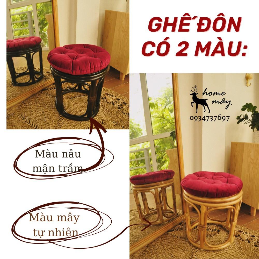 Ghế mây thư giản đọc sách, ghế mây đọc sách 100% mây tự nhiên. HOME MÂY mây chà vỏ cao cấp