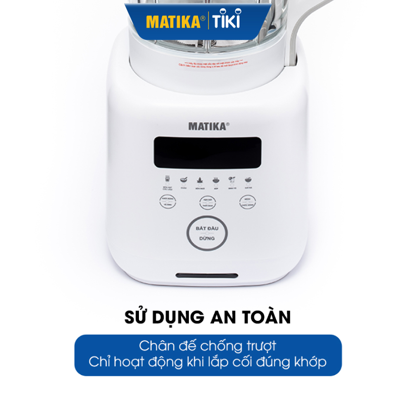 Máy Làm Sữa Hạt MATIKA 1.75L 800W MTK-3175 - Hàng Chính Hãng