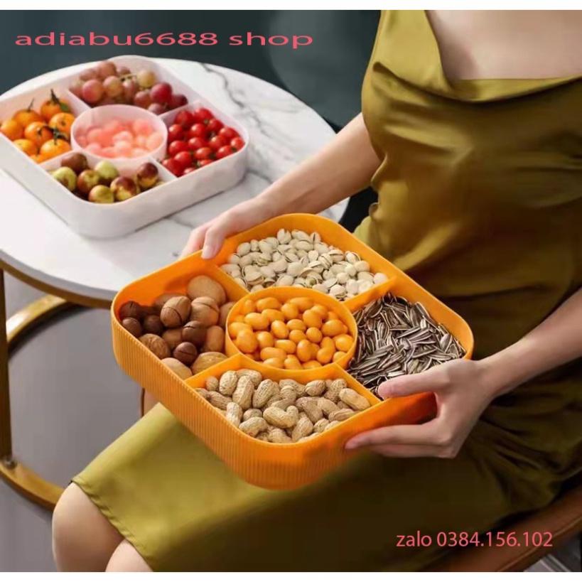 Khay Mứt 2 Tầng, Khay Đựng Bánh Kẹo 2 Tầng Mẫu Mới 2022 - MNC Shop