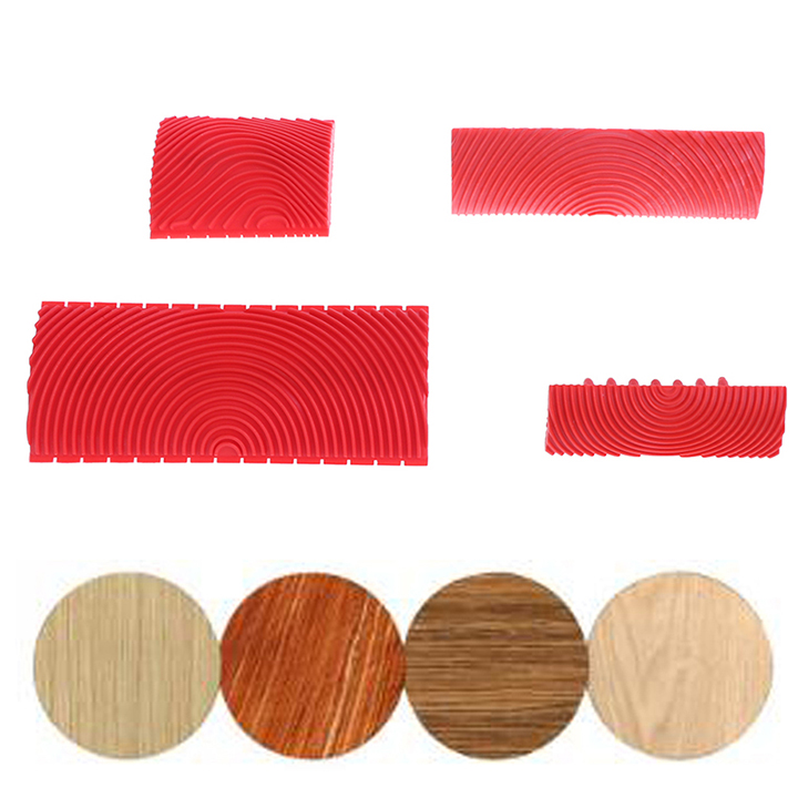 Dụng Cụ Tạo Vân Gỗ Bộ 2 Miếng Tạo Vân Gỗ Mọi Vật Liệu - DCTV