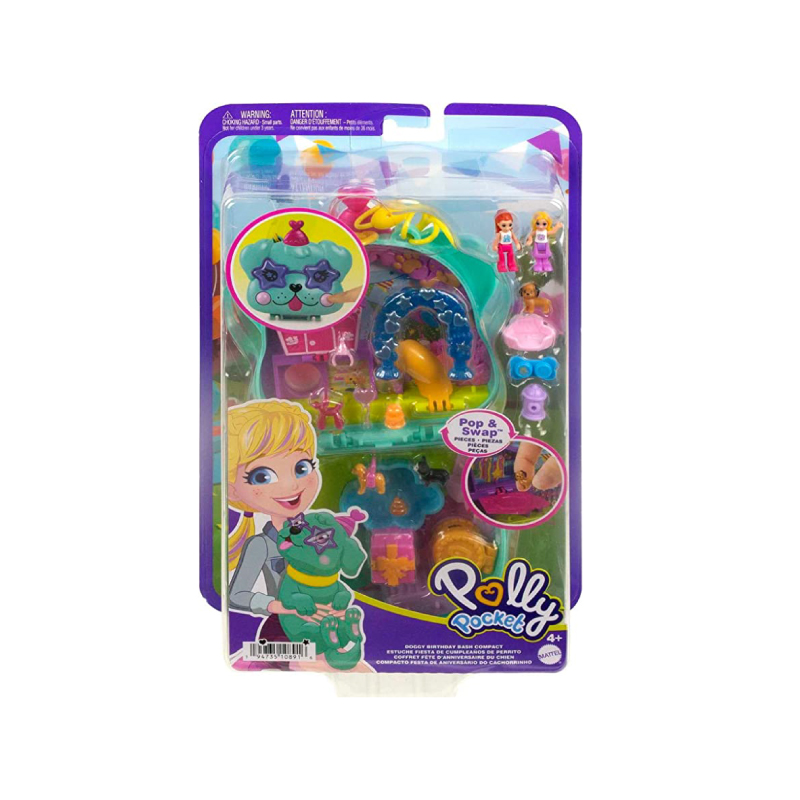 Đồ Chơi POLLY POCKET Và Bữa Tiệc Puppy HKV30/FRY35