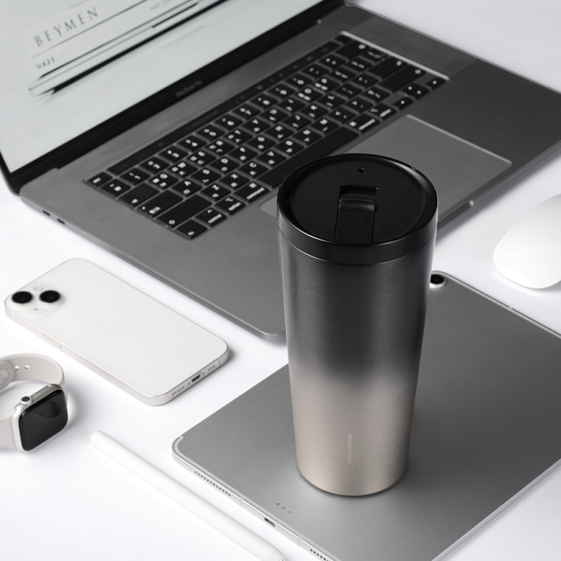 Ly giữ nhiệt LocknLock 540ml LHC4279VOL, LHC4279NBLK - Hàng chính hãng, Thép không gỉ SUS304, đế silicone - JoyMall