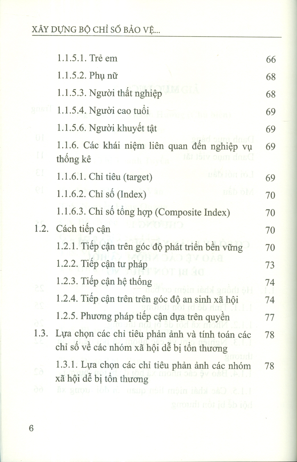 Xây Dựng Bộ Chỉ Số Bảo Vệ Các Nhóm Xã Hội Dễ BịTổn Thương (Sách chuyên khảo)