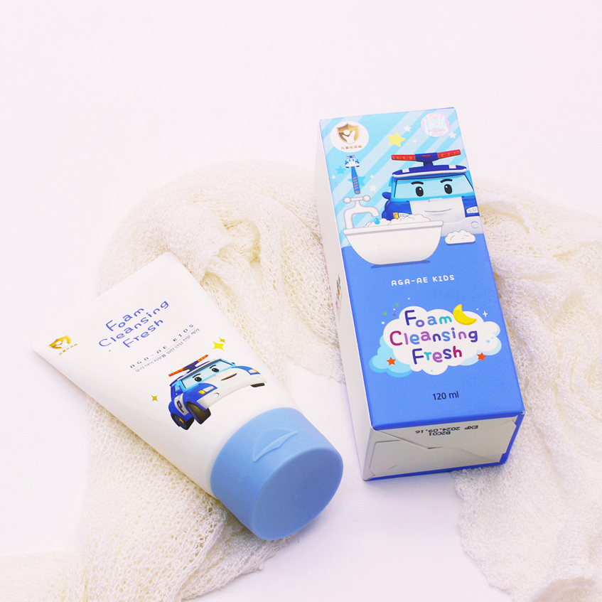 Sữa rửa mặt trẻ em POLI Foam Cleansing Fresh Hàn Quốc làm sạch da mặt dịu nhẹ và không gây kích ứng 120ml