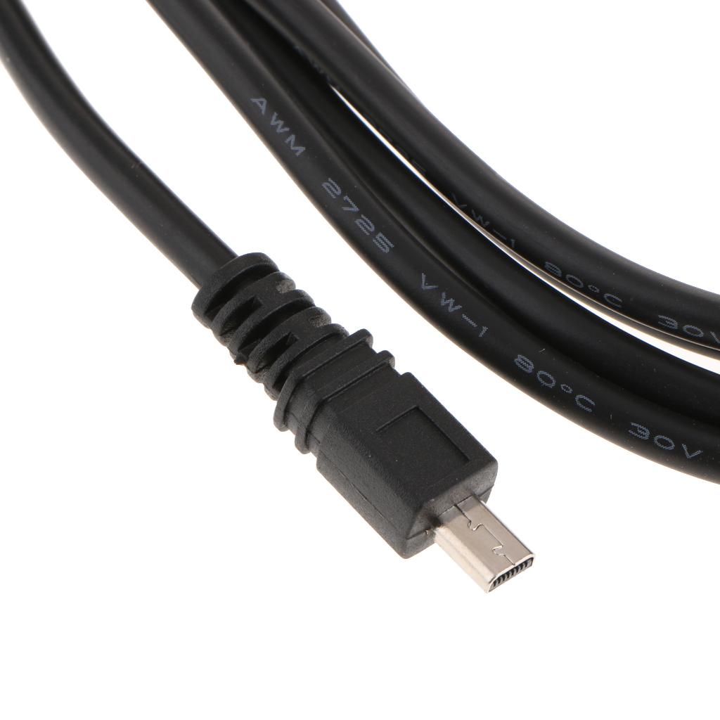 Hilabee 1.5 M 8 Pin USB Đồng Bộ Dữ Liệu Dây Sạc Cho Nikon Máy Ảnh SLR Kỹ Thuật Số-Đen