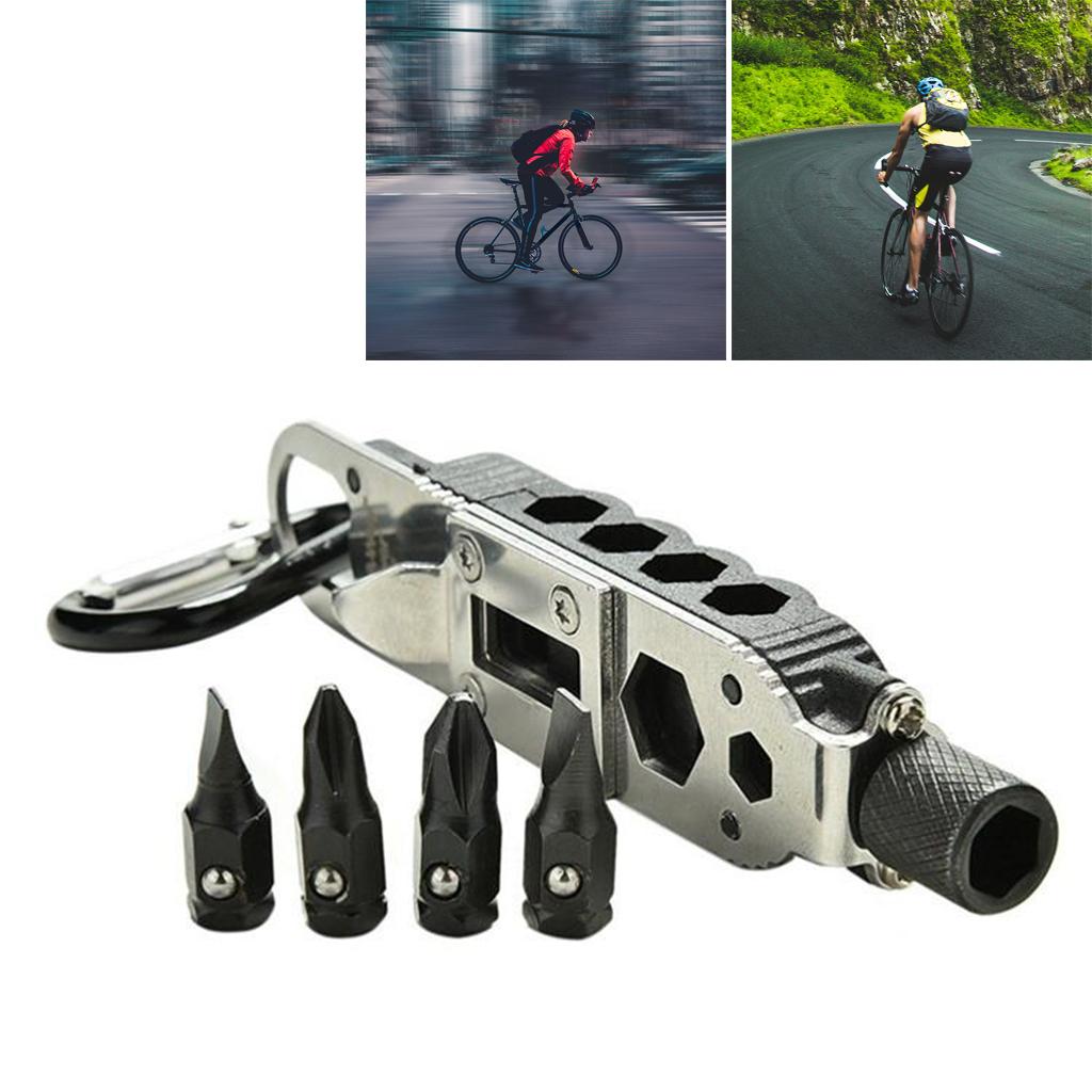 Alloy Multi-Tool Screwdriver Keychain Outdoor Camping Maintenance