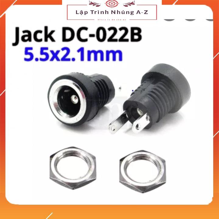 [Lập Trình Nhúng A-Z][144] Jack Nguồn DC-022B 5.5*2.1mm ( Có Cao Su Chống Nước)