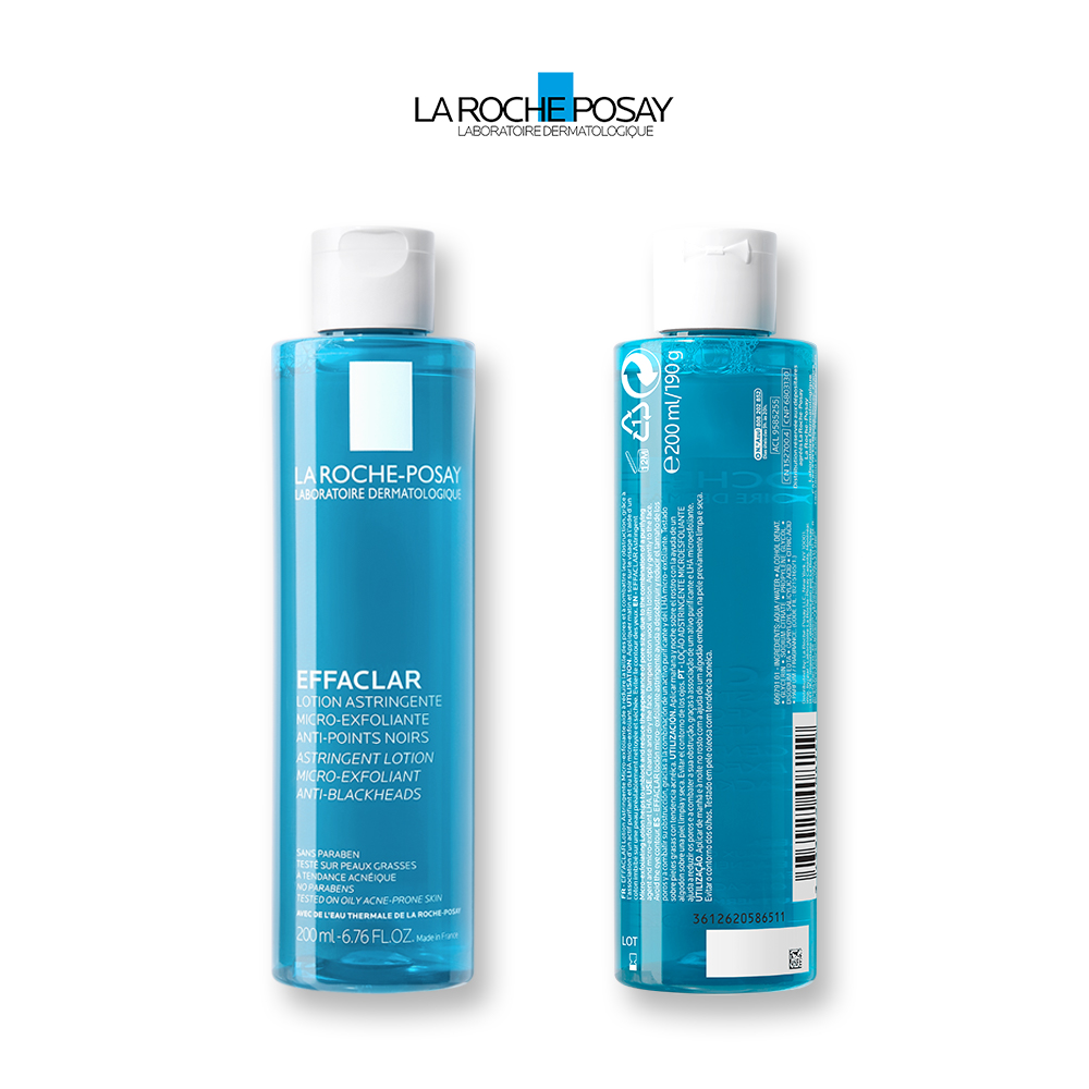 Nước cân bằng (toner) giàu khoáng dành cho da dầu La Roche-Posay Effaclar Astringent Lotion 200ml