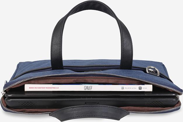 Túi laptop unisex 14" ngăn kéo trước thanh lịch IDIGO MB2-410-00
