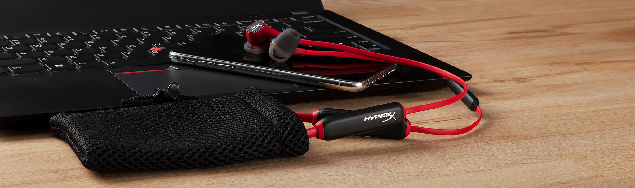 Tai nghe HyperX Cloud EARBUDS - HX-HSCEB-RD - Hàng Chính Hãng