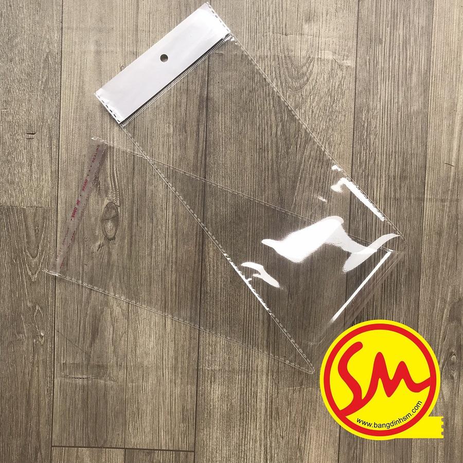 TÚI BÓNG OPP DÁN MIỆNG trong suốt GIÁ RẺ 45x11cm chuyên dùng ĐÓNG GÓI CÁC SẢN PHẨM MỘT CÁCH DỄ DÀNG