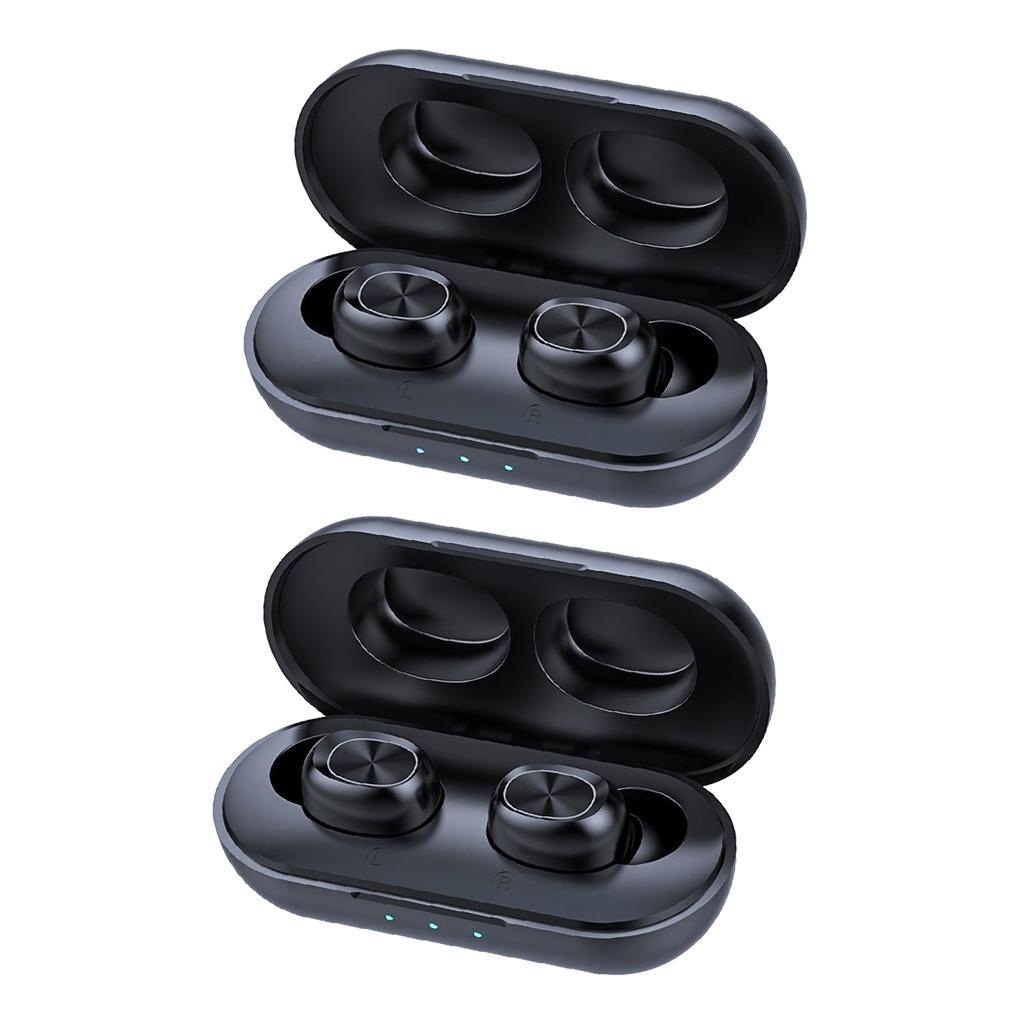 2Pcs  Waterproof Earbuds Bluetooth 5.0 HiFi In-ear Headphone  Call