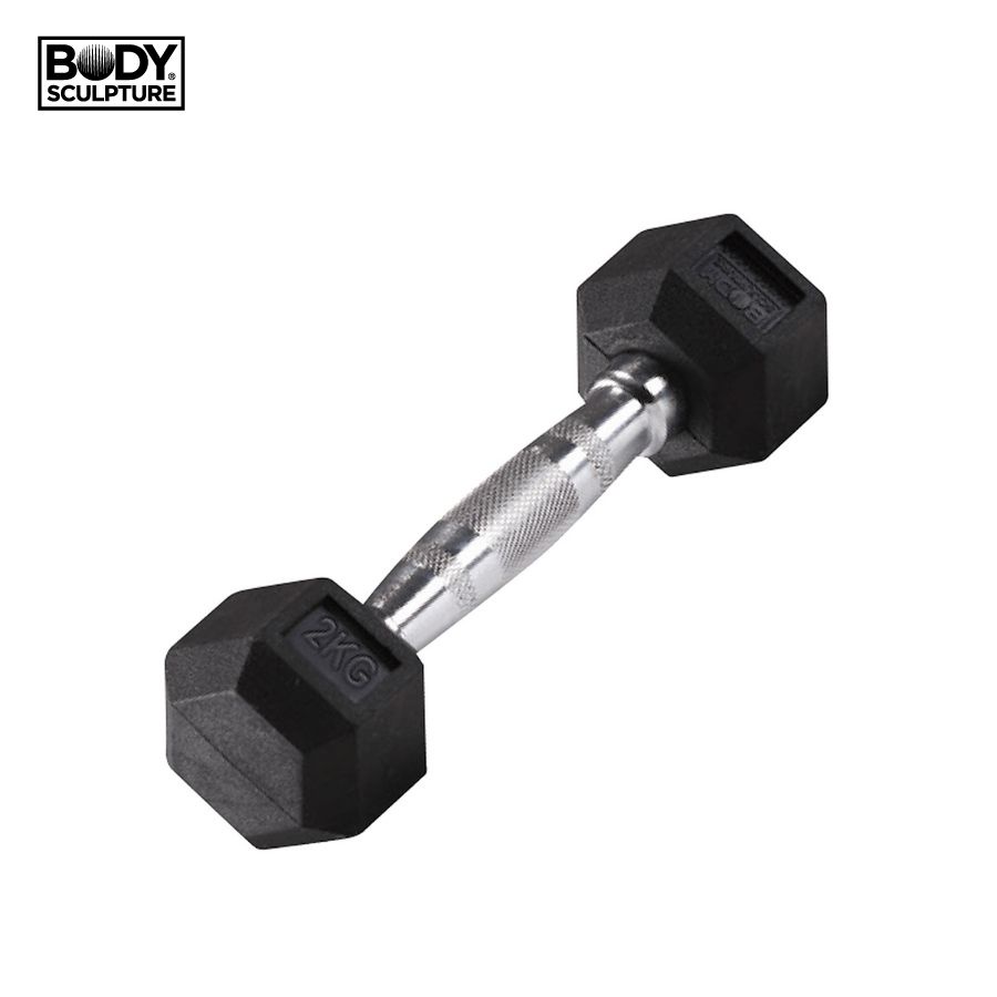 Tạ tập gym lục giác 2kg unisex Body Sculpture - BW-460-2KG