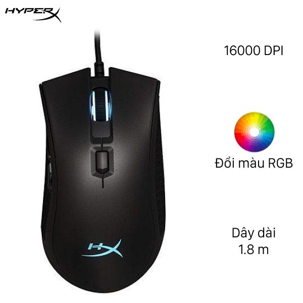 Chuột Gaming HyperX Pulsefire FPS Pro RGB Đen - Hàng chính hãng