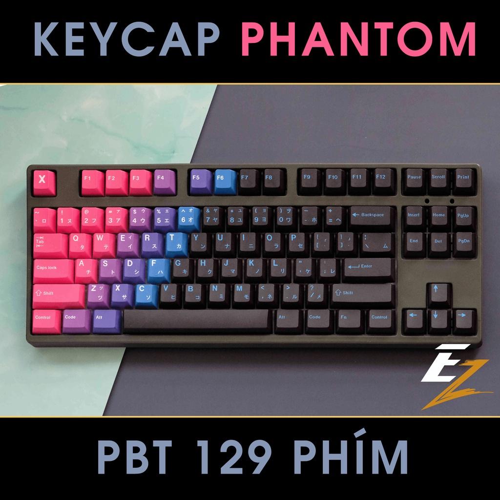 Keycap Cho Bàn Phím Cơ Phantom Thick PBT Cherry Profile 129 Phím