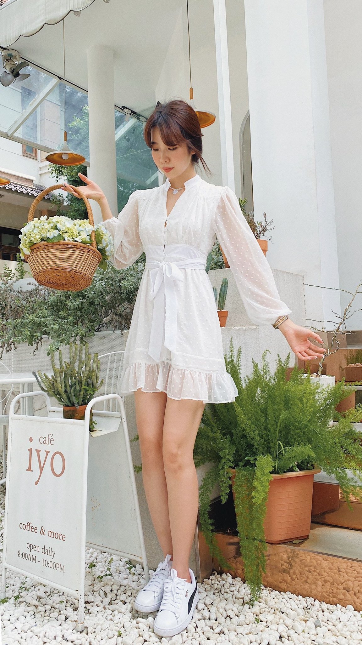 Đầm trắng tay dài Emma dress Gem Clothing SP060432