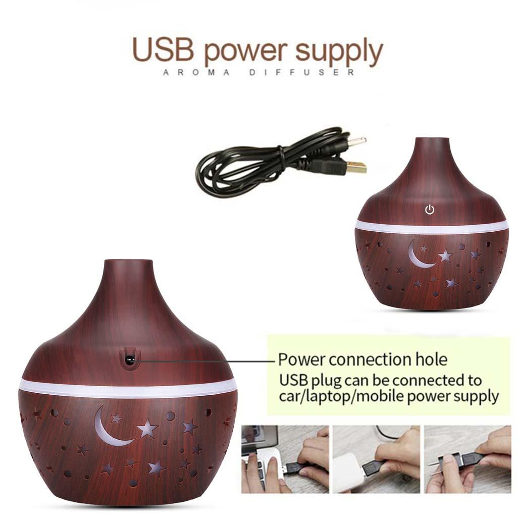 300Ml Usb Hương Thơm Không Khí Hơi Nước Vệ Sinh Siêu Âm Thanh Máy Phun Sương Tạo Độ Ẩm Tinh Dầu Thông Thơm Mát Phun Sương Tạo Trang Trí Nhà Trang Trí # Dg4