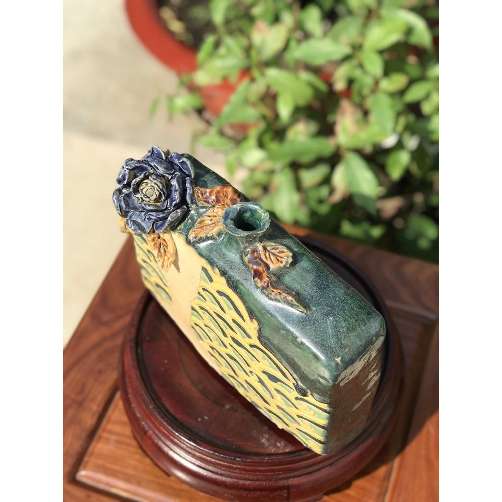 Bình Cô Gái Tóc Dài Gốm Sứ Nam Bộ,Trang Trí Decor,Cấm Hoa,Lọ Hoa,Gốm Thủ Công Vẽ Tay