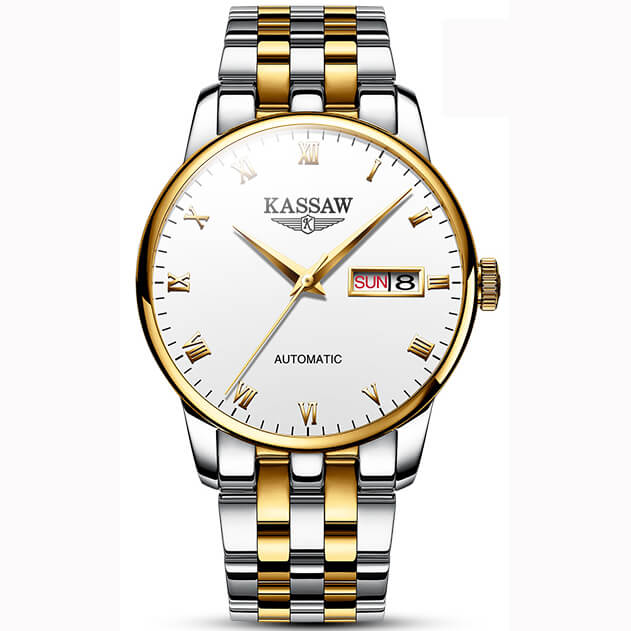 Đồng hồ nam chính hãng KASSAW K853-1 chống nước,chống xước,kính sapphire ,hàng mới 100% ,Đồng hồ cơ
