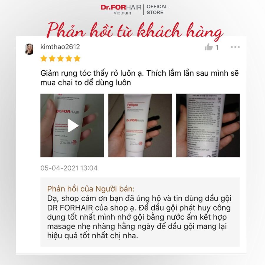Dầu gội sạch gàu, kích thích mọc tóc, dầu gội sạch dầu, ngăn ngừa rụng tóc Dr. ForHair Folligen Plus Shampoo gói 10ml