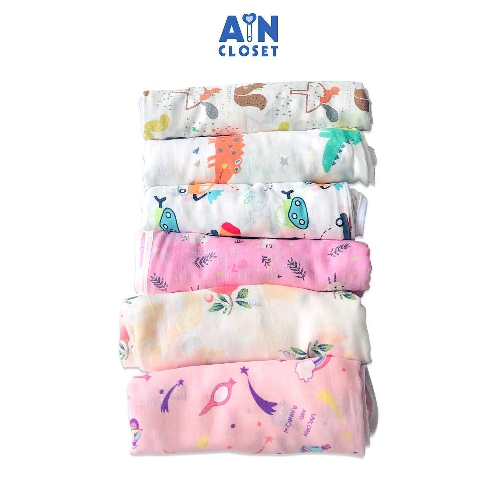 Khăn tắm xô muslin cho bé 100cmx75cm - AICDBGUILP52 - AIN Closet