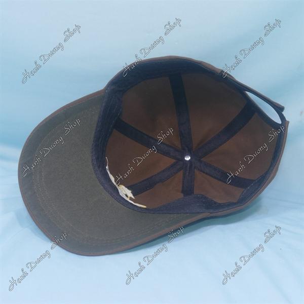 Nón kết thêu chữ Sài Gòn Việt Nam có khóa dán phía sau vòng đầu 56-60cm - Nâu