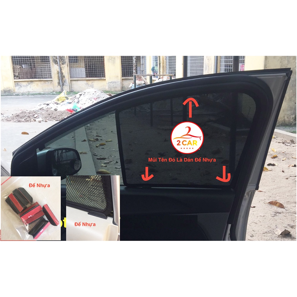 Rèm che nắng xe Toyota Veloz 2022, có hít nam châm, chuẩn khít theo xe