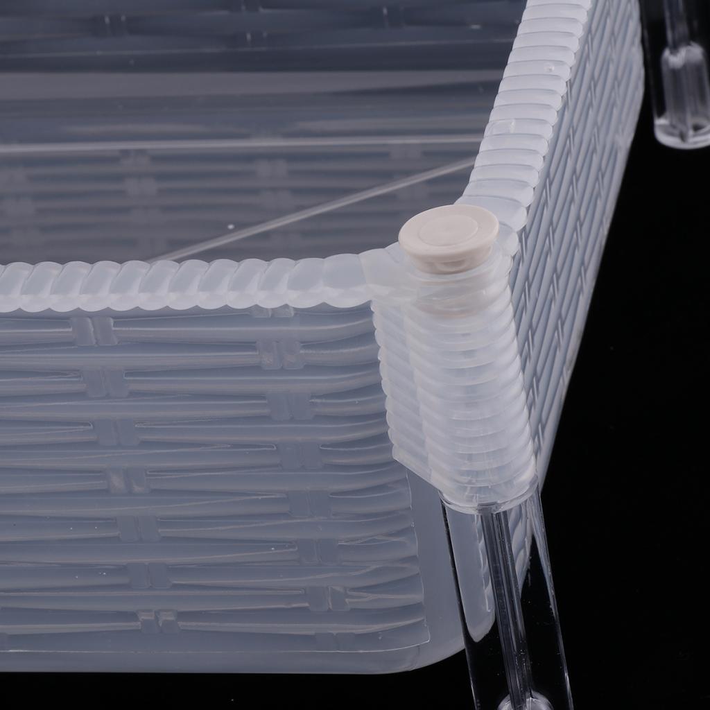 2 lot Turtle Tank Reptile Habitat Breeding Cage Fish Tank Reptile Fishes