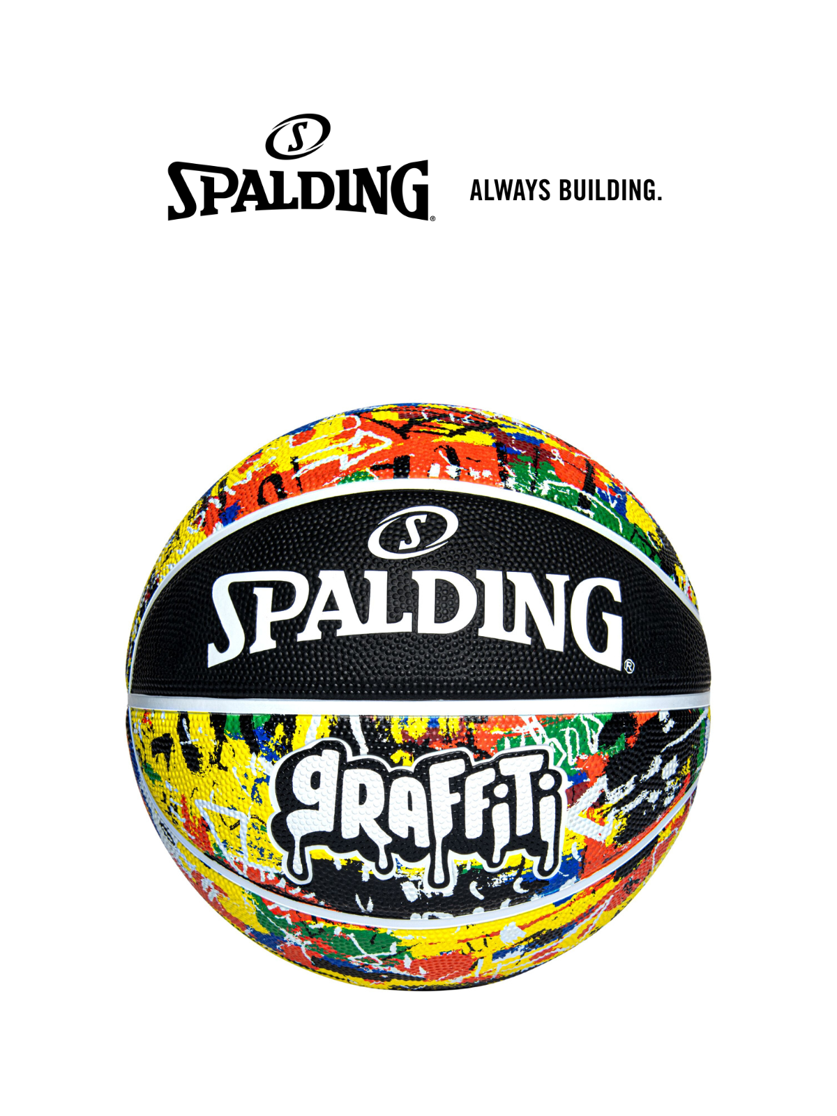 Bóng rổ Spalding Rainbow Graffiti Size 7