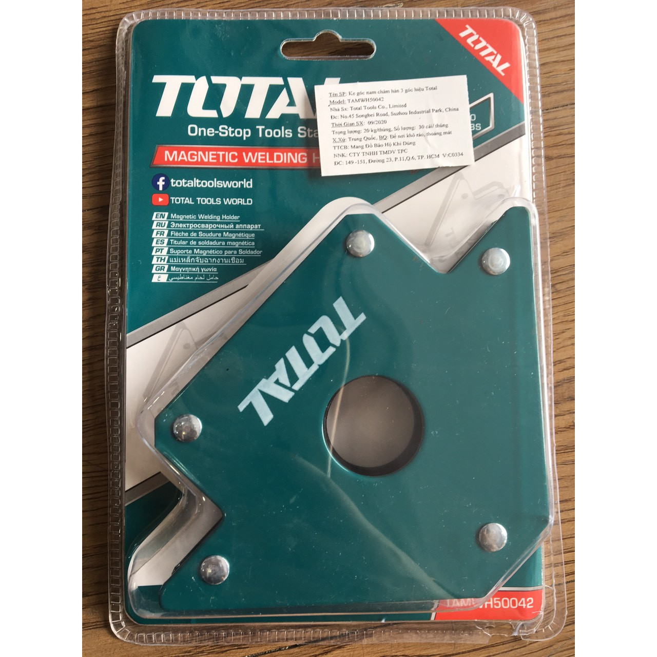 Ke góc nam châm hàn 3 gócLực total TAMWH50042
