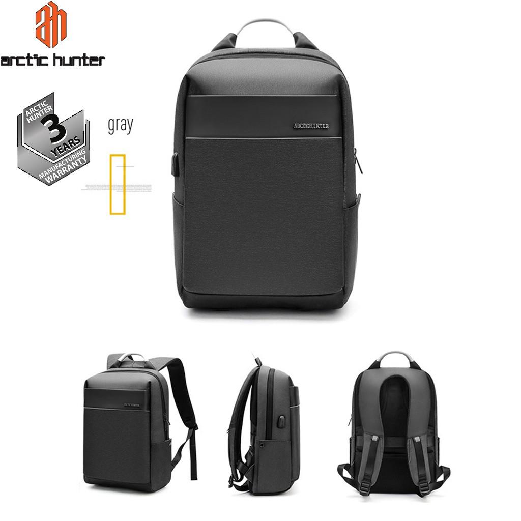 Balo du lịch Arctic Hunter B00218 chất liệu Oxford chống nước, có cổng USB, đựng laptop 15.6