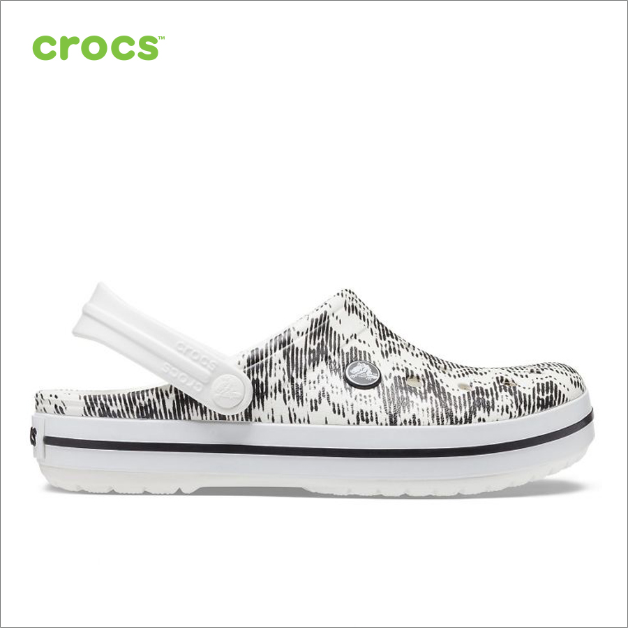 Giày Lười Unisex Crocs Crocband Cardio Wave 206474 - 206474-103 - M11