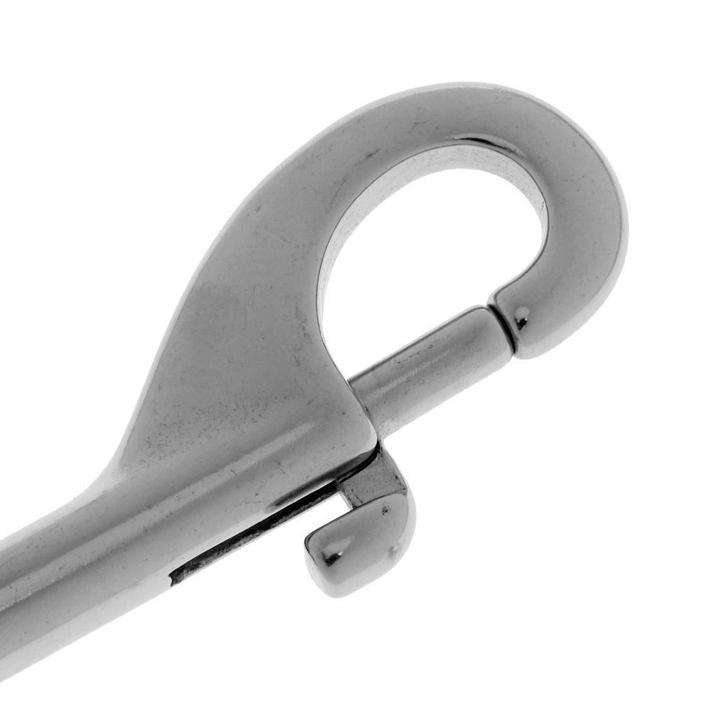 Pack of 2 Pieces 9.9cm/ 3.9inch Strong Marine 316 Stainless Steel Swivel Shackle Eye Bolt Snap Hooks