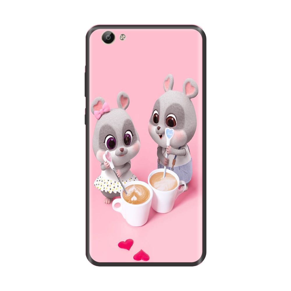 Ốp lưng TPU viền dẻo cho điện thoại VIVO Y66 Hình Chuột Tết 2020 Mẫu 12