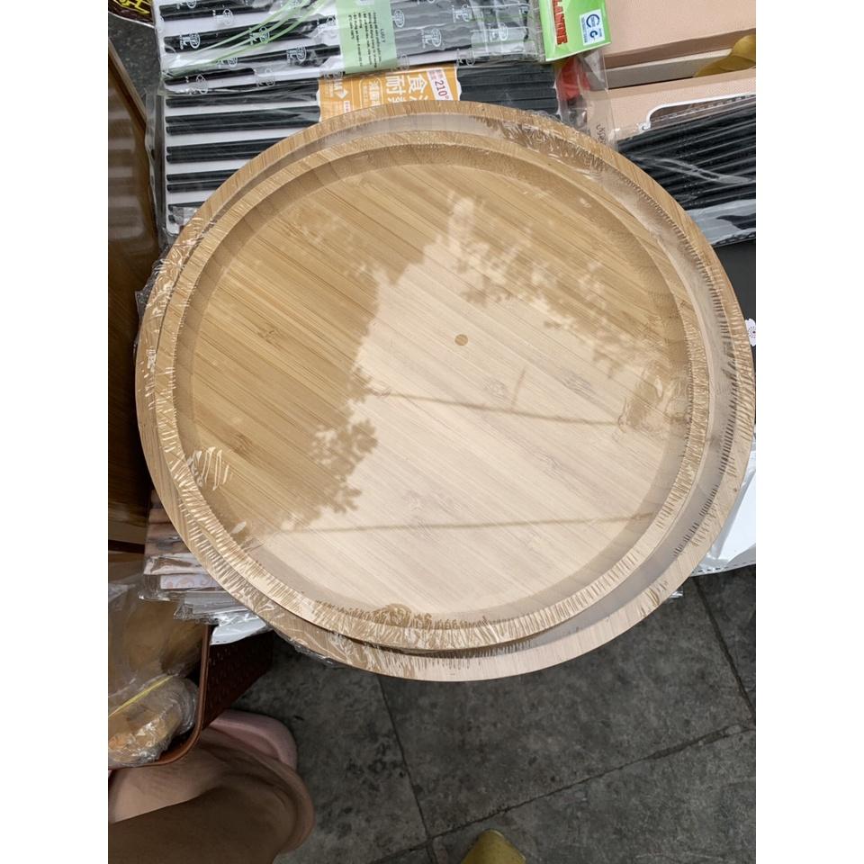 Khay Gỗ Tròn Decor Nhiều Kích Thước Siêu Rẻ
