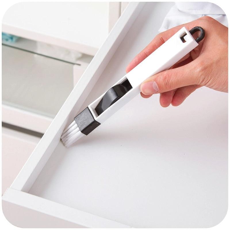 1pc Window Recess Groove Cleaning Brush Multifunction Small Brush Glass Washing Brush