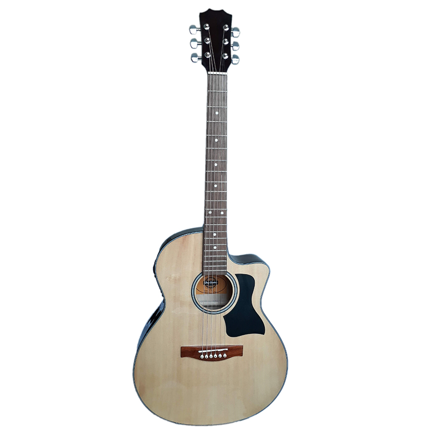 Đàn guitar acoustic model DT70X có EQ 7545R cho ra âm thanh tốt dành cho bạn mới tập