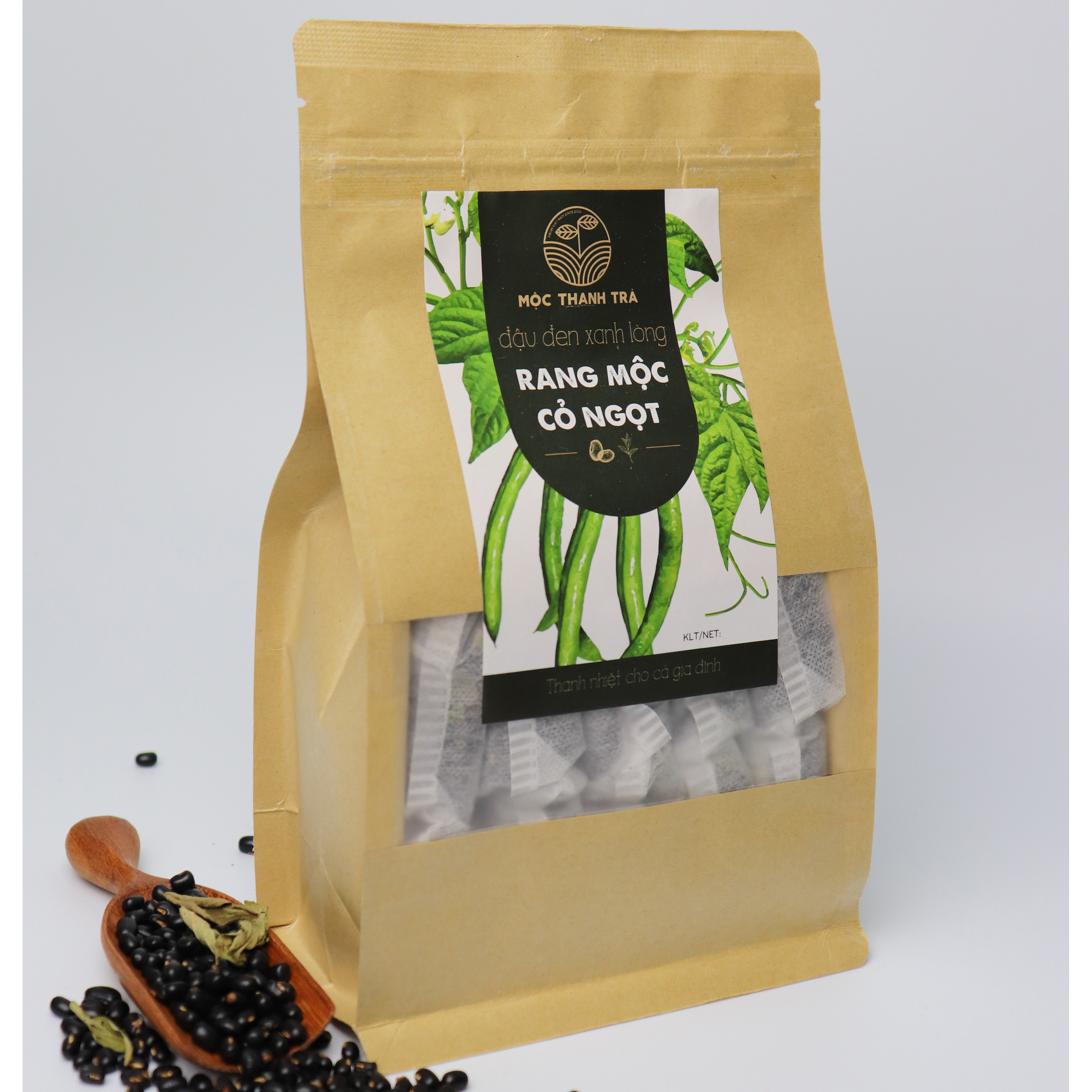 Đậu Đen Xanh Lòng Rang Mộc_Cỏ Ngọt 500 Gram (CTL)