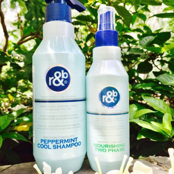 Dầu gội bạc hà sạch gàu, phục hồi da đầu và tóc khô thiếu dưỡng chất R&amp;B Peppermint Cool Shampoo, Hàn Quốc 450ml