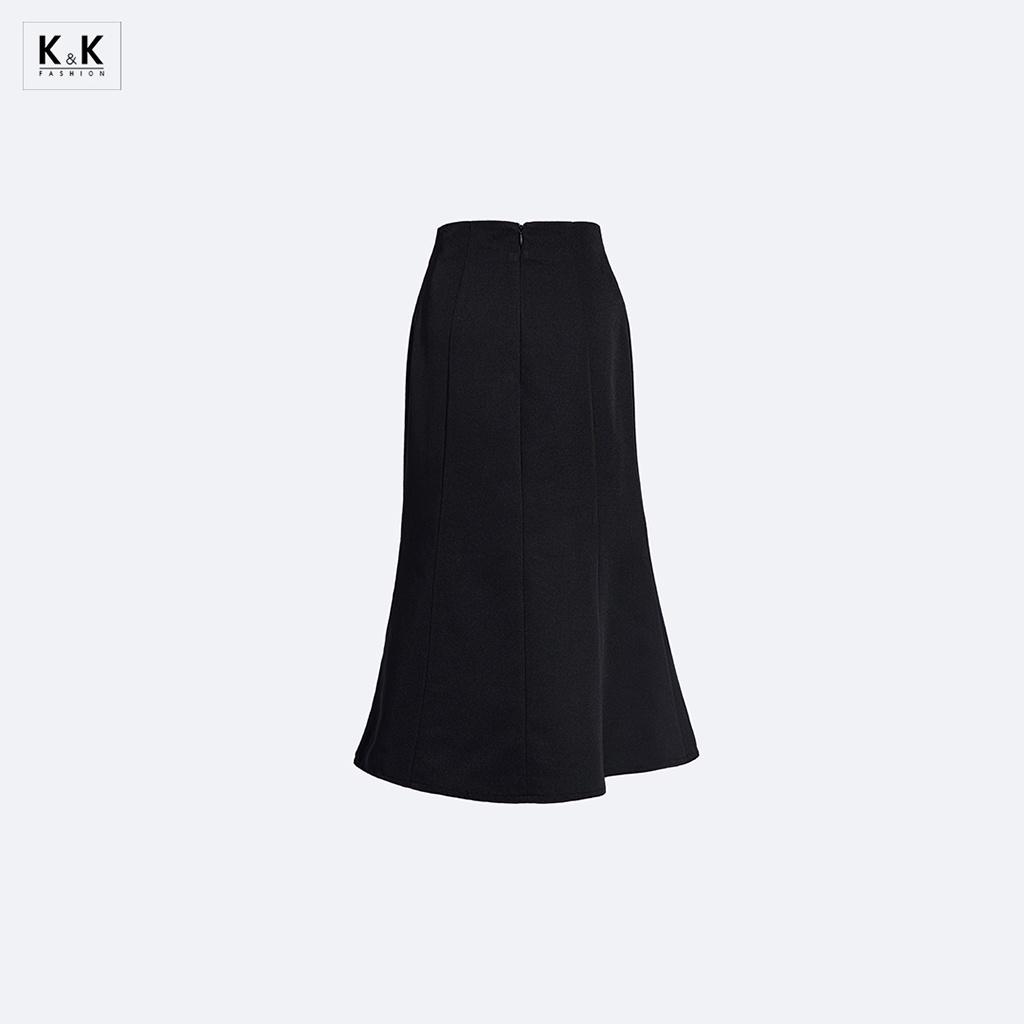 Chân váy đuôi cá dáng ôm K&amp;K Fashion CV05-35 Chất Liệu Tafta Silk