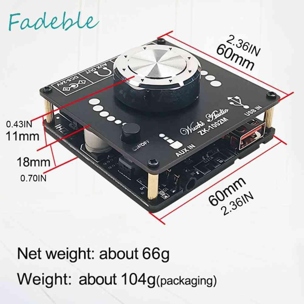 Bảng Mạch Khuếch Đại Âm Thanh Kỹ Thuật Số ZK-1002M 2x100W Kết Nối Bluetooth