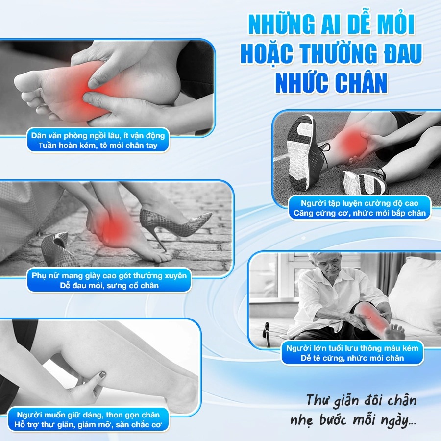 Máy massage chân và rung chân OKACHI JP-801