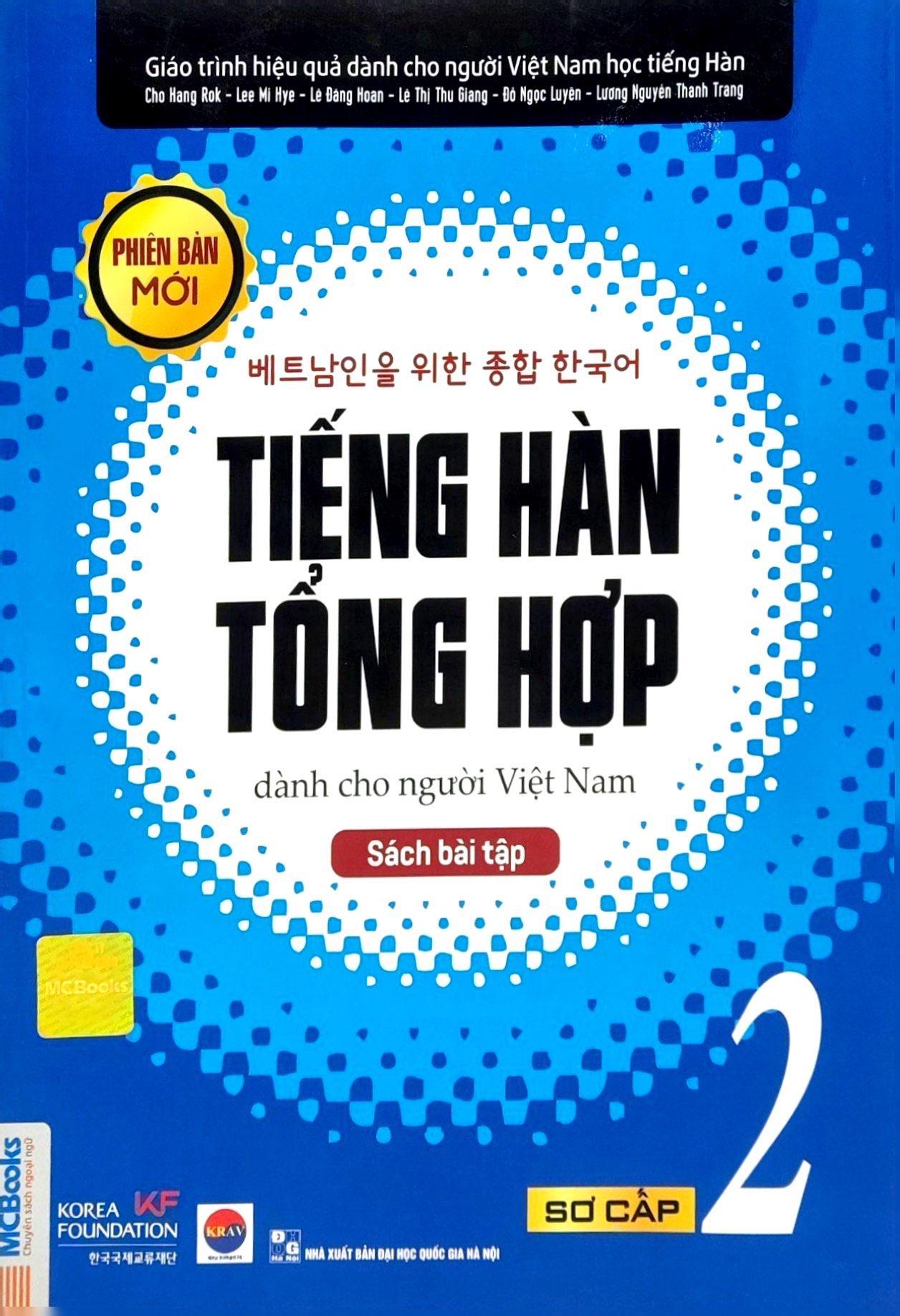 Tiếng Hàn Tổng Hợp Dành Cho Người Việt Nam - Sách Bài Tập - Sơ Cấp 2 (Tái Bản 2023)