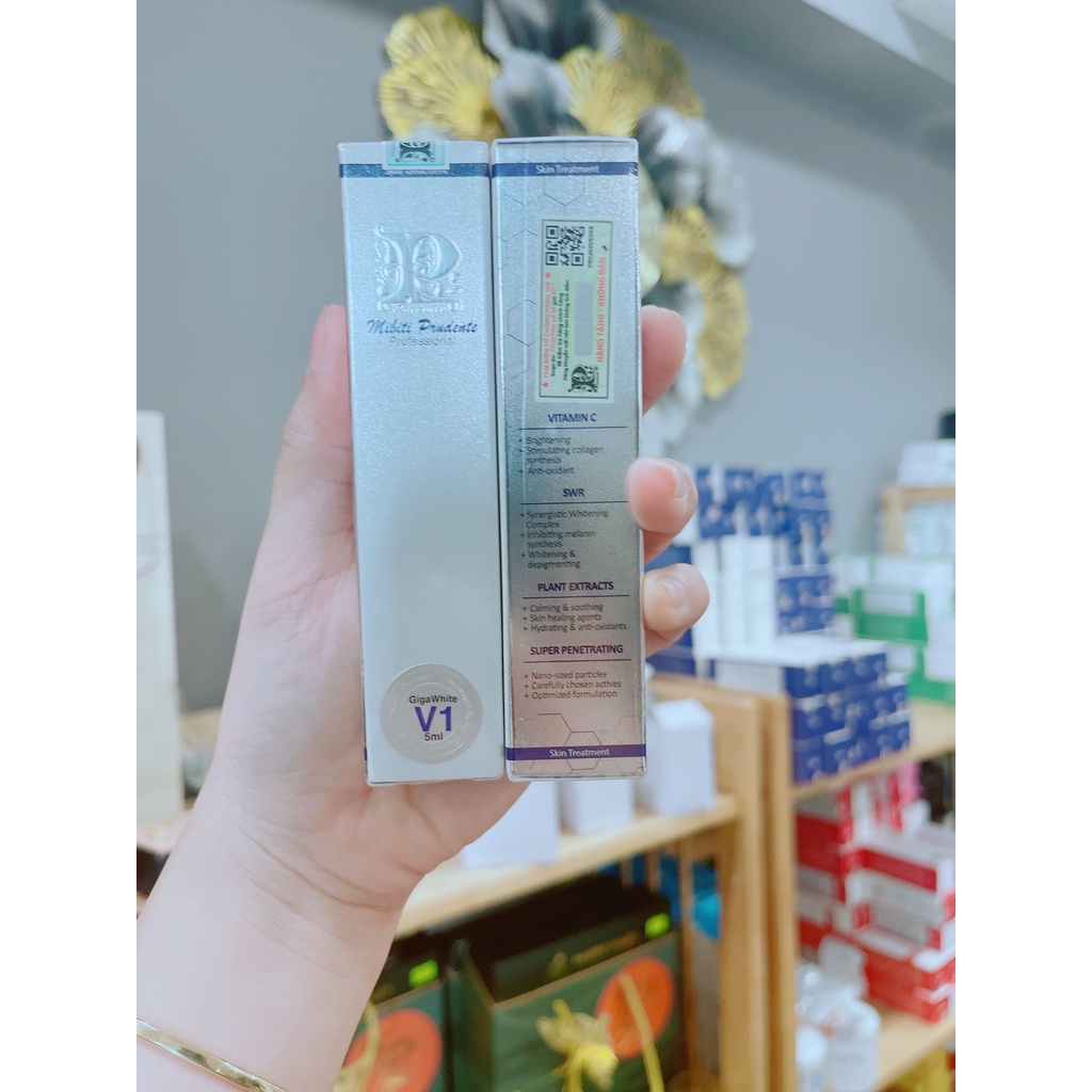 Kem Làm Hồng Cô Bé, Kem Nuwhite V1 Mibiti Prudente Professional 5ml Giảm Thâm Bikini Hồng Âm Môi