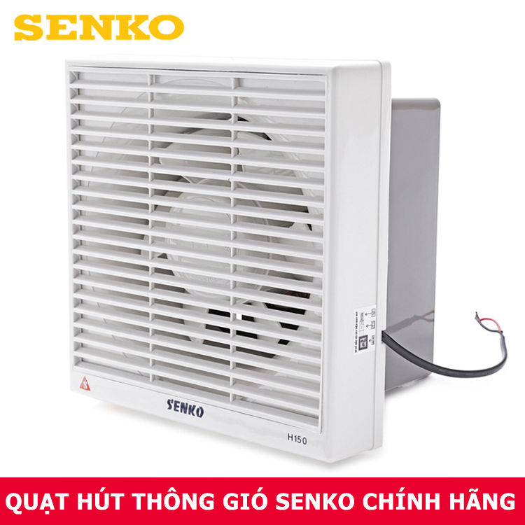 Quạt hút thông gió 2 chiều âm tường Senko Hàng Chính Hãng H150 30W