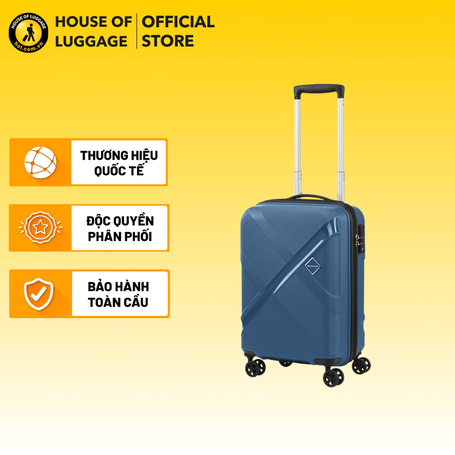 TIKI TRỢ GIÁ  Vali kéo Falcon KAMILIANT BY AMERICAN TOURISTER MỸ  Thương hiệu Chính Hãng , bảo hành quốc tế trên 118 quốc gia – Màu xám – Cabin 5520
