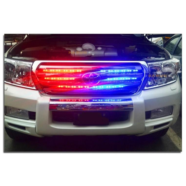 Bộ đèn chớp nháy cảnh sát xanh đỏ  cực đẹp gắn các loại xe máy , ô tô , xe điện loại tốt chống nước