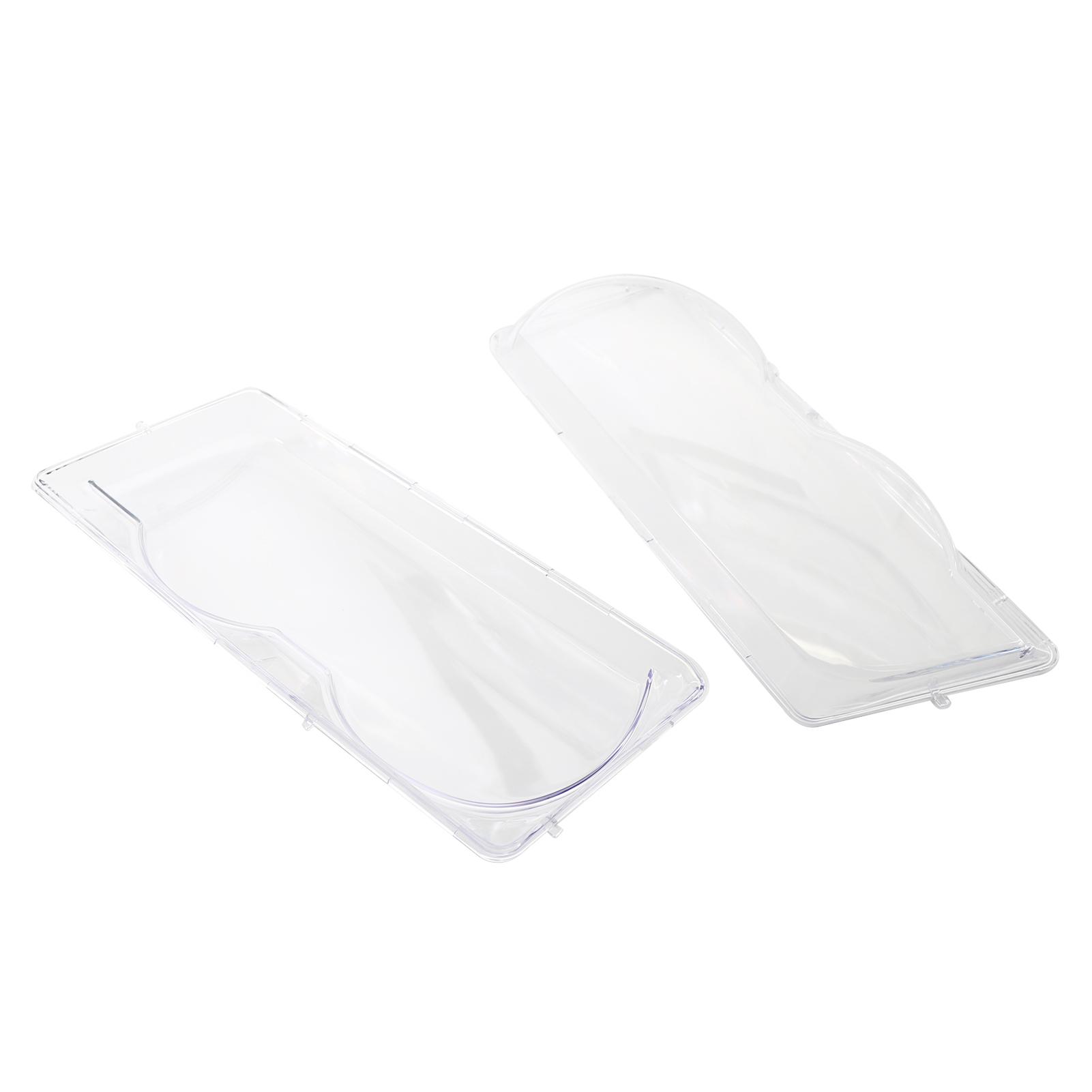 Left & Right Pair Headlight Cover Headlamp Lens Cover Replacement for BMW 7-Series E38 Facelift 1999-2001